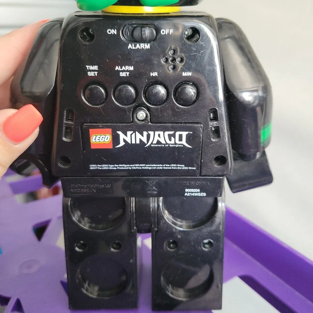 LEGO Ninjago Cole Light Up Digital Alarm Clock 9.5